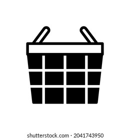 vector de icono de cesta de compras para su elemento de diseño