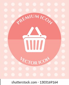 Shopping Basket Icon for Web, Applications, Software & Graphic Designs.