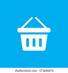 Shopping basket icon for web and mobile