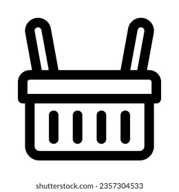 shopping basket icon for your website, mobile, presentation, and logo design.