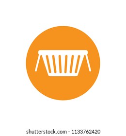 Shopping basket icons. Vector.