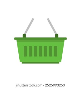 Cesta de la compra ilustrada en Vector
