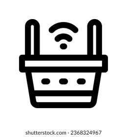 shopping basket line icon. vector icon for your website, mobile, presentation, and logo design.