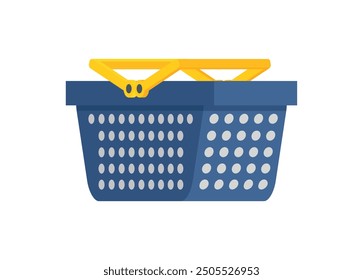 Shopping basket. Simple flat illustration.