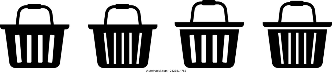 shopping basket store icon. Supermarket symbol. Commercial sign.  Buy on market or supermarket. Shop cart symbol. Buy buttons. Delivery Concept
