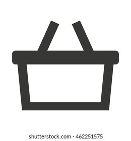 shopping basket store icon vector illustration design