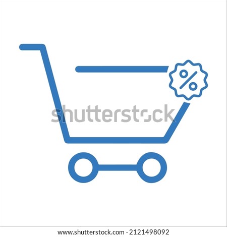 Shopping basket or Subtraction  icon