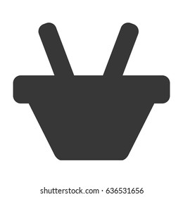 Shopping basket symbol