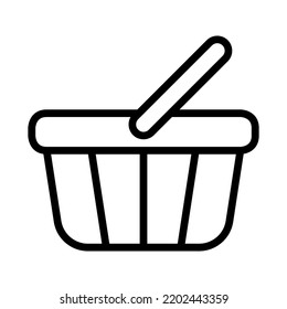 shopping basket symbol icon vector illustration