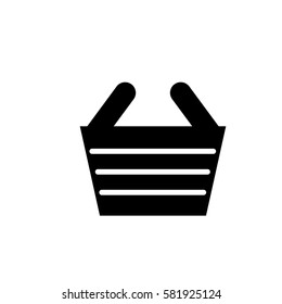 Shopping basket symbol icon vector illustration graphic design