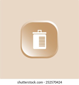Shopping basket vector icon