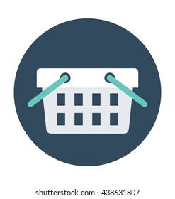Shopping Basket Vector Icon