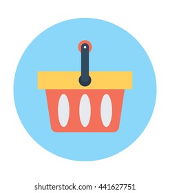 Shopping Basket Vector Icon
