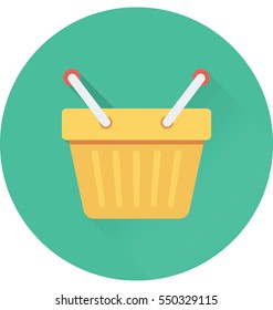Shopping Basket Vector Icon