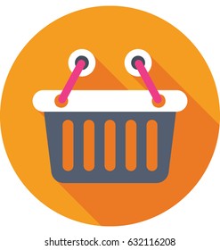Shopping Basket Vector Icon