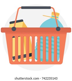 
Shopping Basket Vector Icon
