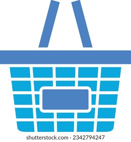 Icono del vector de la cesta de compras. Se puede usar para imprimir, móviles y aplicaciones web.
