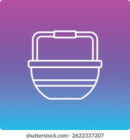 Shopping Basket vector icon. Can be used for printing, mobile and web applications.