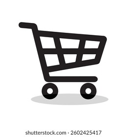 Shopping basket vector icon design