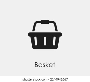 Warenkorb, Vektorsymbol. Bearbeitbarer Strich. Symbol in Line Art Style für Design, Präsentation, Website oder Apps Elements, Logo. Pixel-Vektorgrafiken - Vektorgrafik