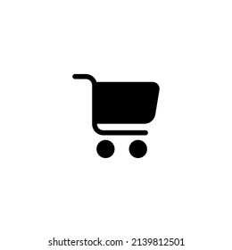 Shopping, basket vector icon. Simple element illustration from UI concept.