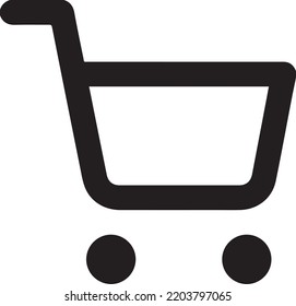 Compras, icono del vector de canasta. Ilustración de elemento simple del concepto de interfaz de usuario. Compras, icono del vector de canasta. Ilustración vectorial de concepto de finanzas.