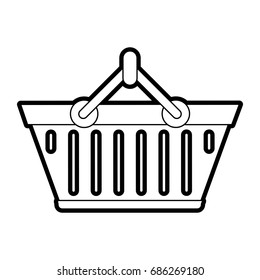 shopping basket vector illustration