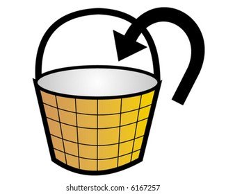 Shopping basket (vector illustration or web icon)