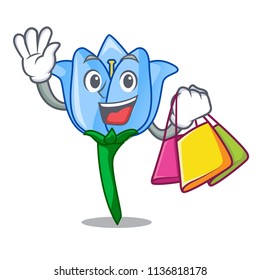 Shopping bell flower character cartoon