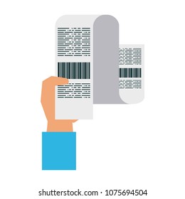 shopping bill paper