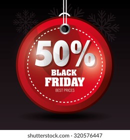 Shopping black friday day discounts, vector illustration eps 10