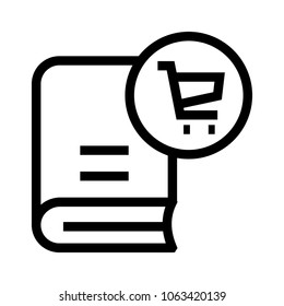 shopping book  Vector Icon
