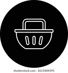 Shopping Bucket vector icon. Can be used for printing, mobile and web applications.