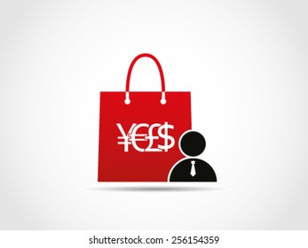 Shopping Businessman