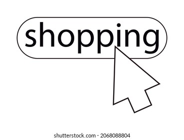 Shopping button with courses by pressing.