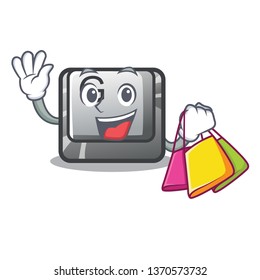 Shopping button G on a game cartoon