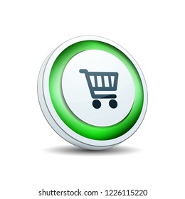Shopping button illustration