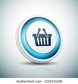 Shopping button illustration