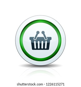 Shopping button illustration