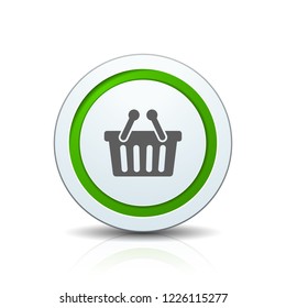 Shopping button illustration