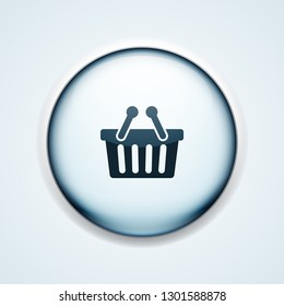 Shopping button illustration