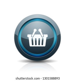 Shopping button illustration