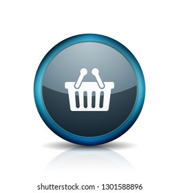 Shopping button illustration