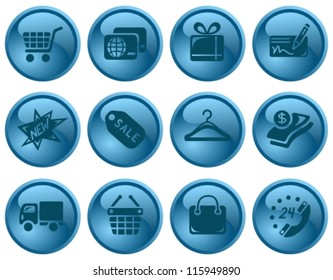 Shopping button set
