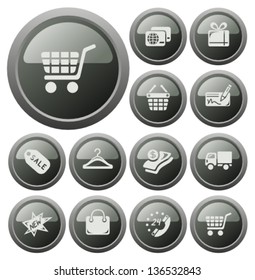Shopping button set