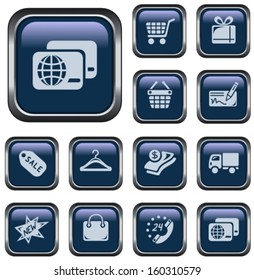 Shopping button set