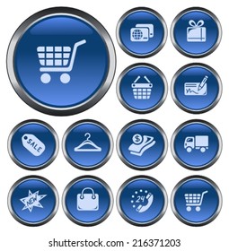 Shopping button set
