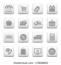 Shopping buttons for website & on-line store