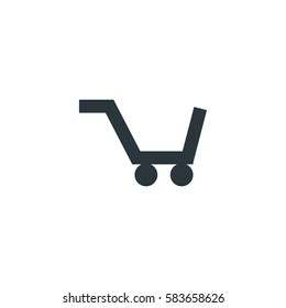 Shopping car icon vector