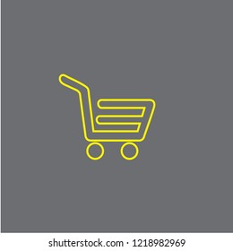 Shopping card vector icon